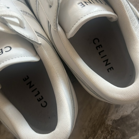 Celine Low Wave Lace-Up Sneaker, Optic White/Silver Size 41 in Box +DustBag $750 - Picture 10 of 16
